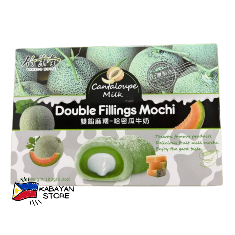 Mochi s příchutí cantalupe a dvojitou náplní 180 g | Bamboo House