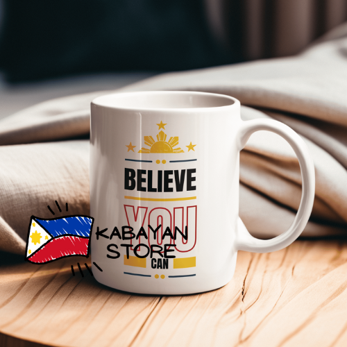 Mug Believe You Can 350 ml | Kabayan Store