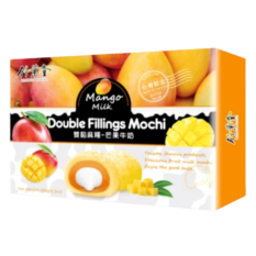 Mochi s dvojitou mléčnou náplní mango 180 g | Bamboo House