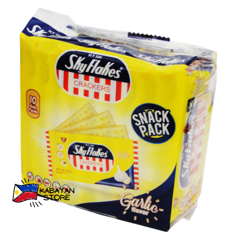 Sky Flakes Crackers Garlic 250 g | M.Y. San