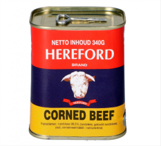 Corned Beef - nasolené hovězí v konzervě 340 g | Hereford