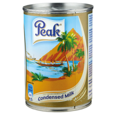 Neslazené kondenzované mléko 410 g | Peak