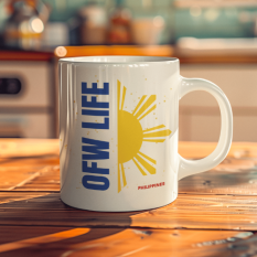 Mug OFW Life 350 ml | Kabayan Store