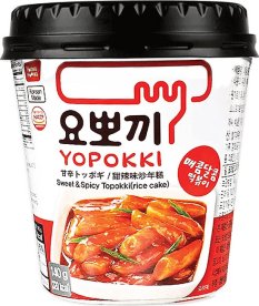 Topokki rýžové výlisky se sladkokyselou omáčkou 140 g | Yopokki