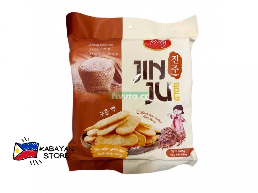 Rice crackers with BBQ flavor 120 g | Rich Jin Ju