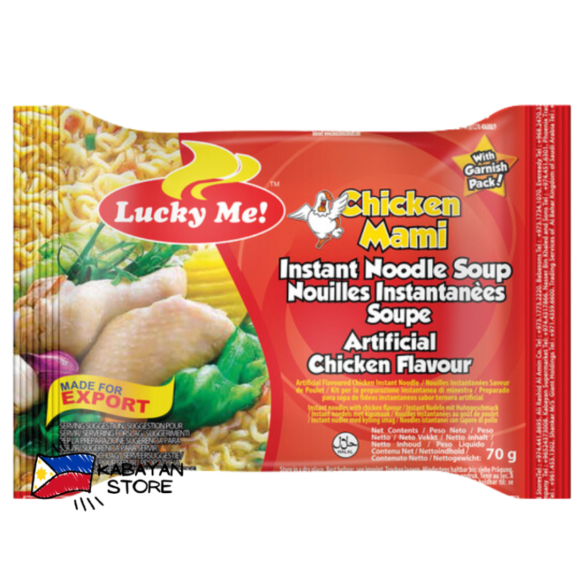 Inst. Noodles Chicken Mami 55 g | Lucky Me