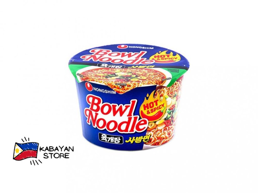 Inst. nudle Hot & Spicy bowl 100 g | Nongshim