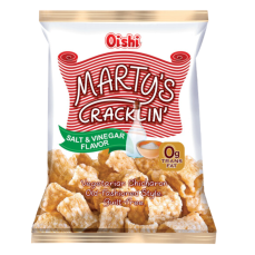 Marty's Crackling Plain Salted Chicharon 90 g | Oishi Marty's Crackling