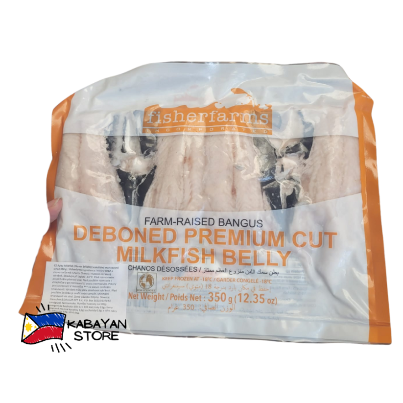 Ryba Milkfish (Chanos Stříbřitý) vykoštěná marinovaná střed 350 g | Fisherfarms