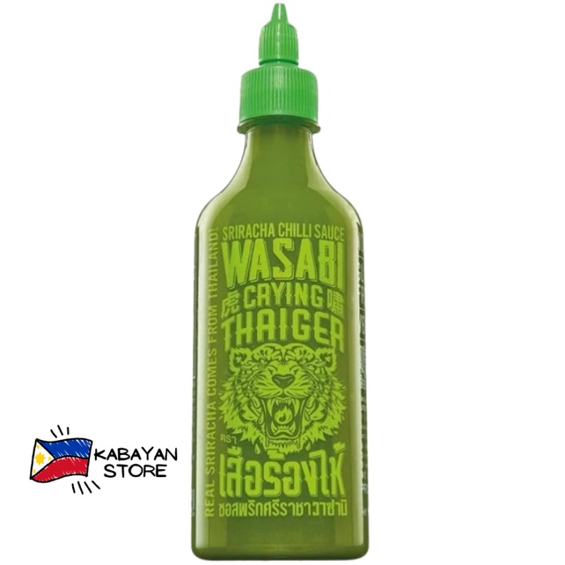 Sriracha Chilli omáčka Wasabi 440 ml | Crying Thaiger
