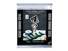 Mořské řasy Yaki Sushi Nori Silver pražené 25 g (10 plátků) | JHFoods