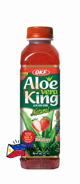 Buy OKF Strawberry with Aloe Vera 500 ml Delicious and Refreshing