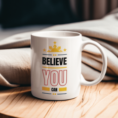 Mug Believe You Can 350 ml | Kabayan Store