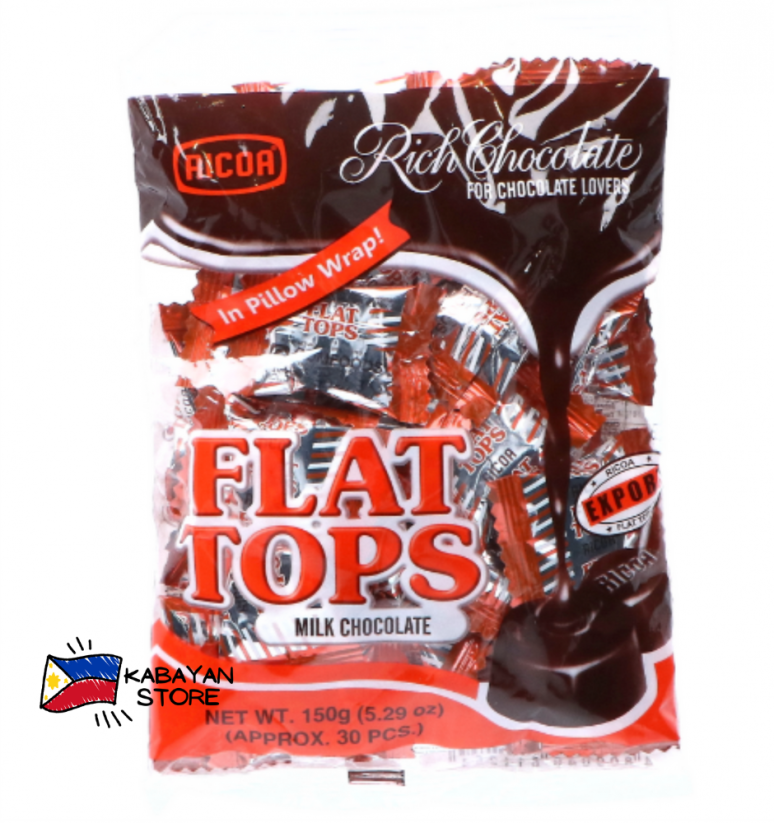 Flat online tops chocolate