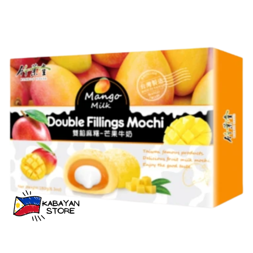 Mochi s dvojitou mléčnou náplní mango 180 g | Bamboo House