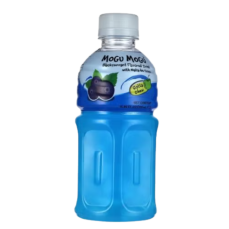 Nápoj s příchutí černého rybízu s kokosovou dužinou 320 ml | Mogu Mogu