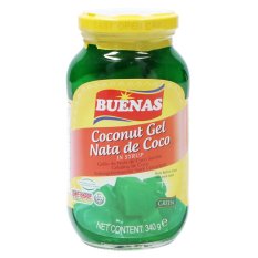 Nata de Coco Kokosový gel zelený 340 g | Buenas