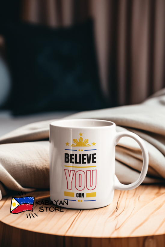 Mug Believe You Can 350 ml | Kabayan Store