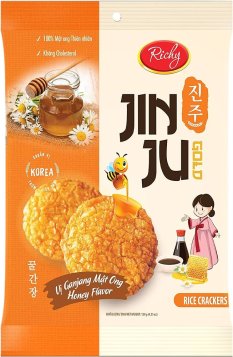 Rice crackers with honey flavor 100 g | Richy Jin Ju
