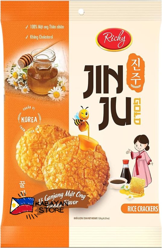 Rice crackers with honey flavor 100 g | Richy Jin Ju