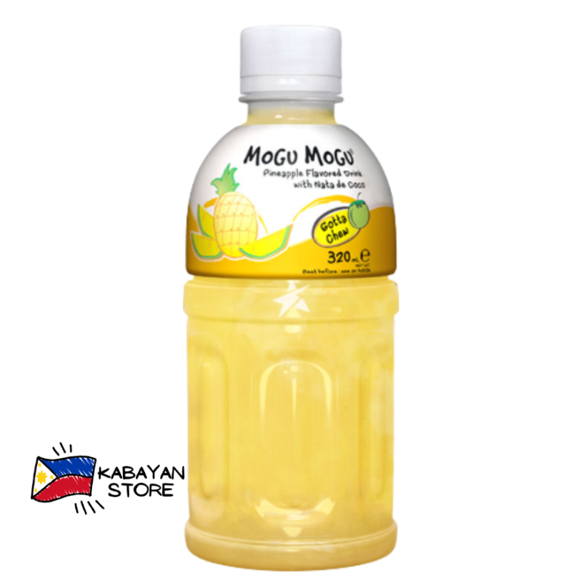 Nápoj s ananasovou příchutí s kokosovou dužinou 320 ml | Mogu Mogu