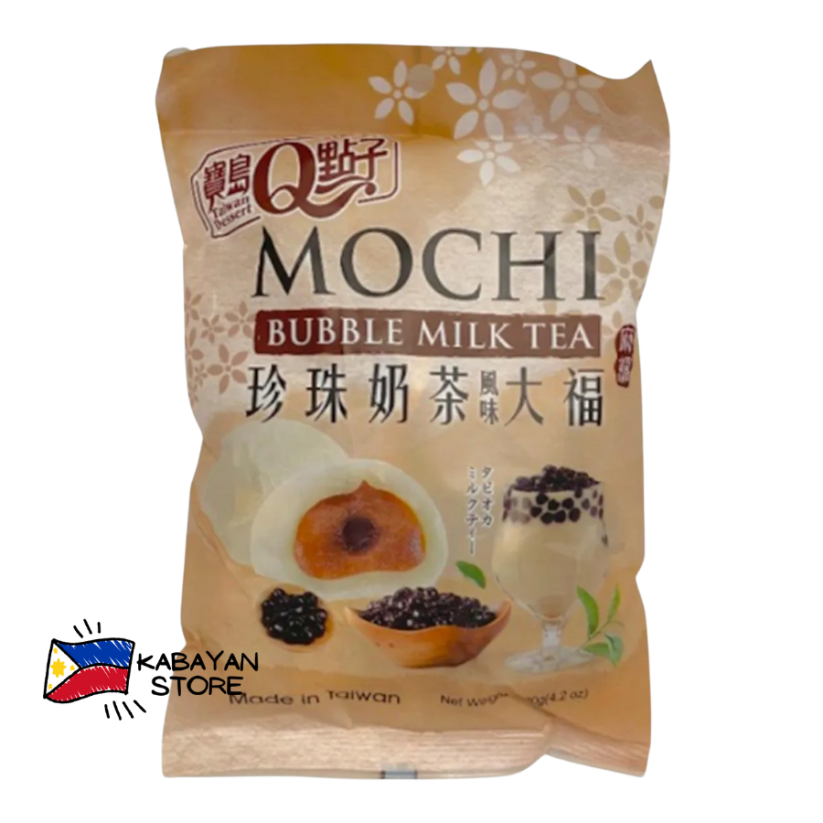 Mochi s příchutí bubble milk tea 120 g | Q Taiwan Dessert