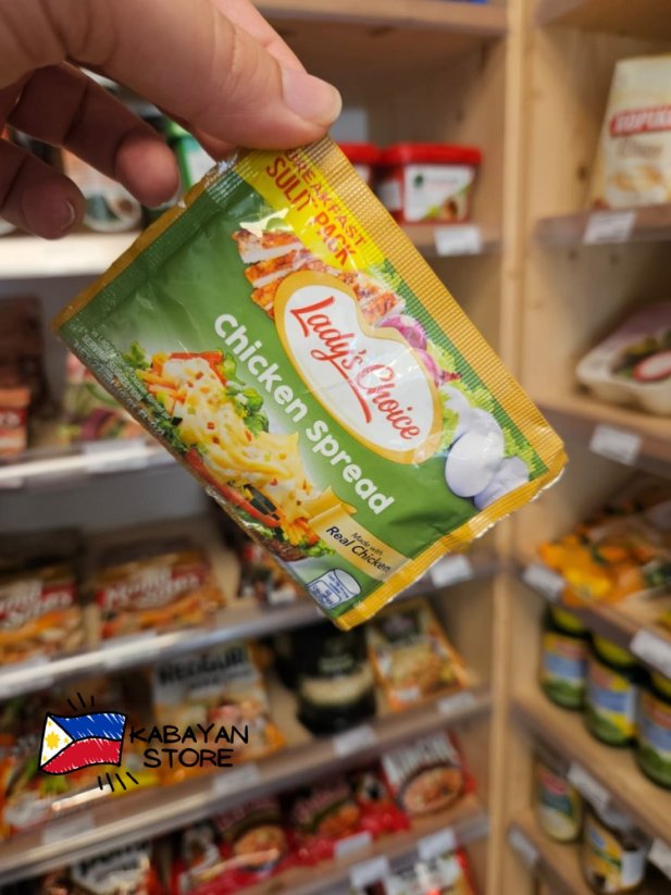 Filipino package: Coffee Mate & Bear Brand & Magic Sarap & Chicken Spread