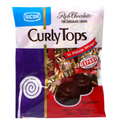 Čokoládové bonbony Curly Tops 150 g | Ricao