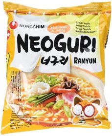 Inst. Noodles Neoguri Seafood Flavour Mild 120 g | Nongshim