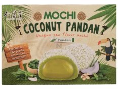 Mochi Coconut Pandan Flavor 180 g | Bamboo House