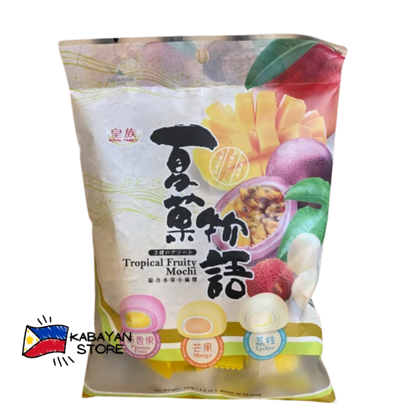 Mochi Tropical Fruity Flavour Assorted 120 g | Q Taiwan Dessert